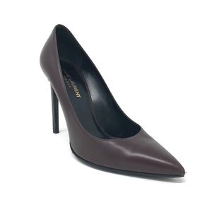 Saint Laurent Anja High-Heel Leather Pumps